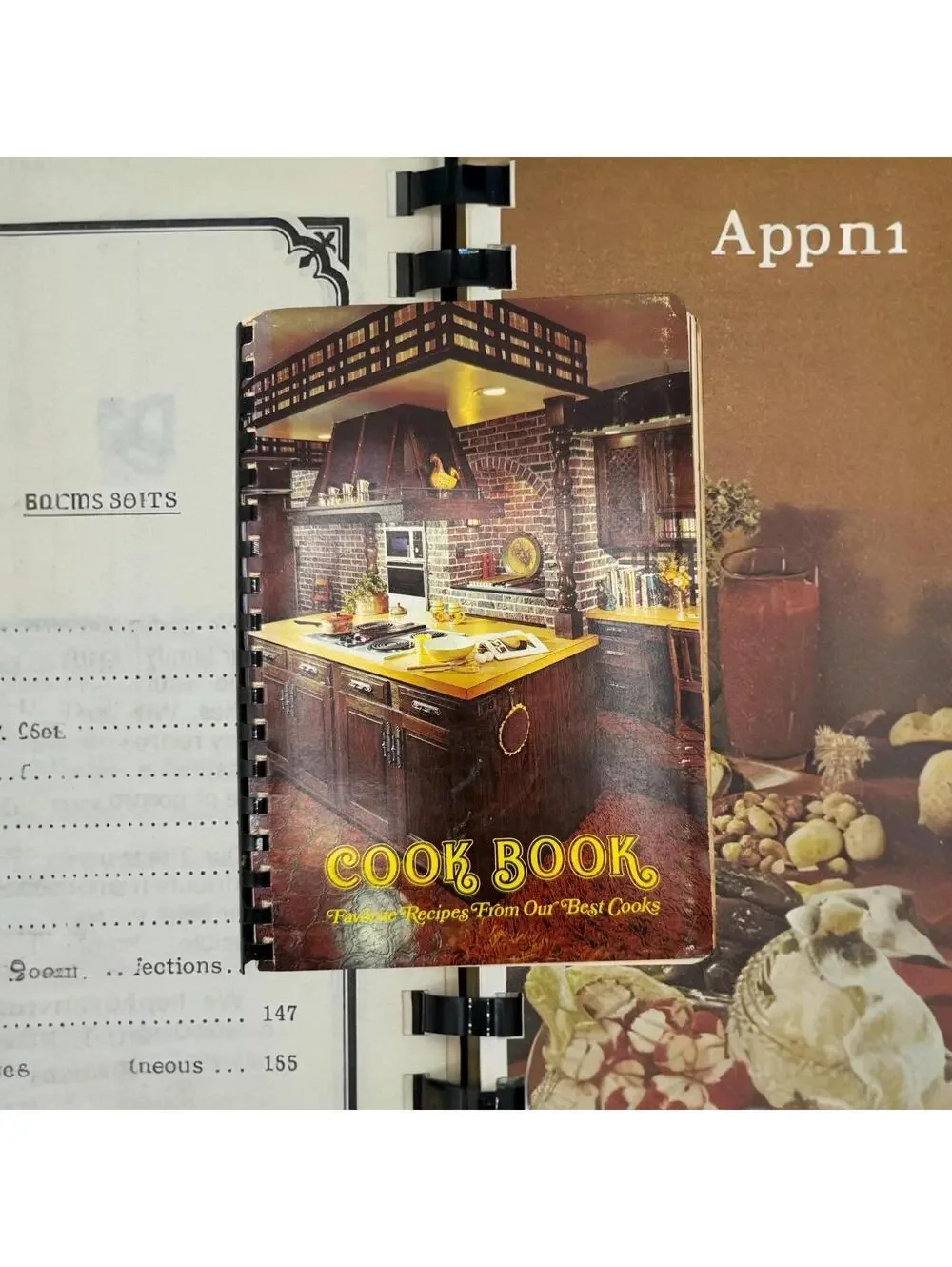 Vintage Community Cookbook, Terryville Connecticut, 1970s Spiral-Bound